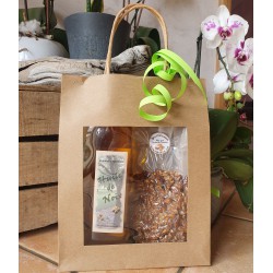 Coffret 200g d'Apéri'Drômois et 1 bouteille d’huile de noix de 50cl