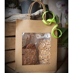 Coffret 200g de noix décortiquées (cerneaux) et 200g d'Apéri'Drômois